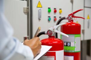 fire extinguishers Inspection for fire safety measure